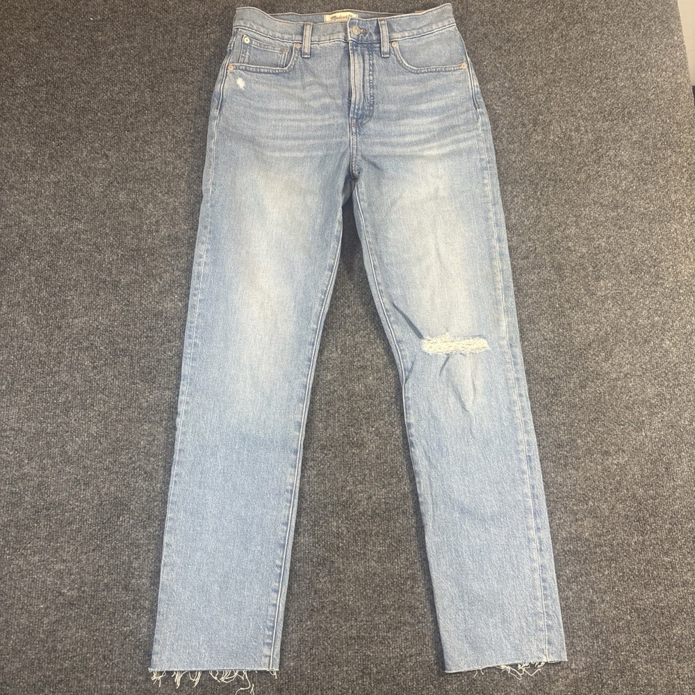 NEW Madewell The Perfect Vintage Jeans Womens 28T Blue Dra Wash